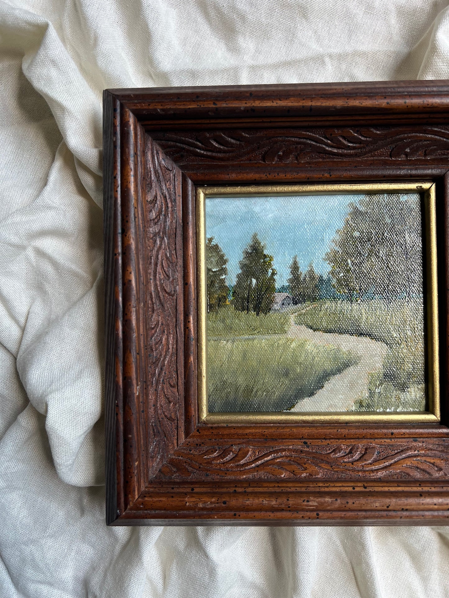 Golden fields and quiet roads