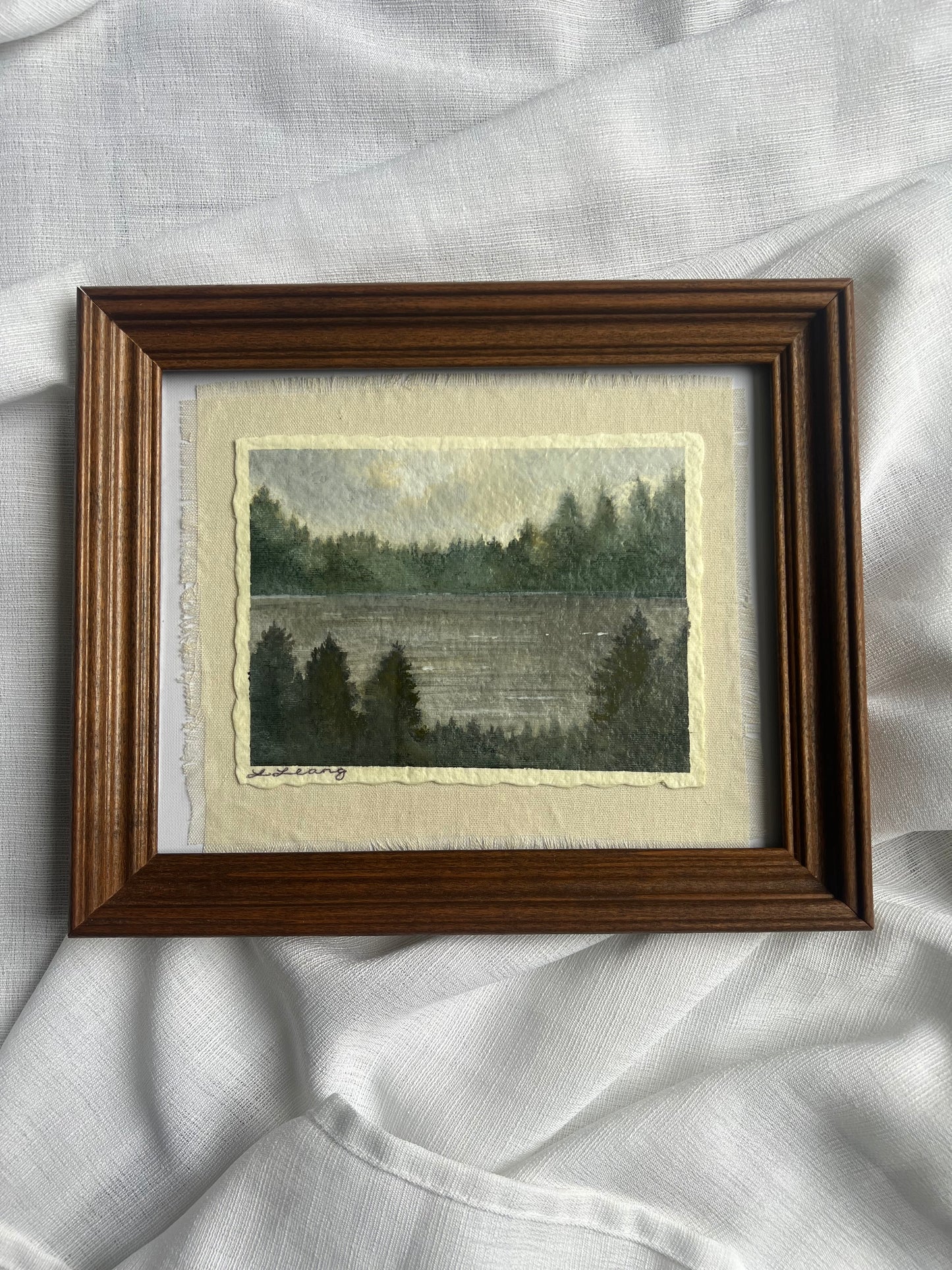 Lake in the Morning Haze