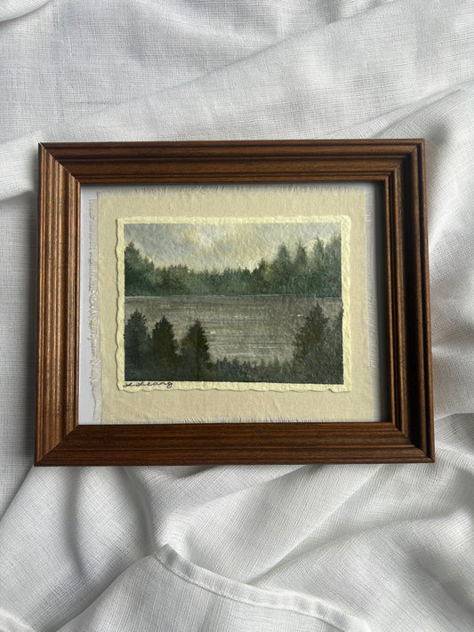 Lake in the Morning Haze
