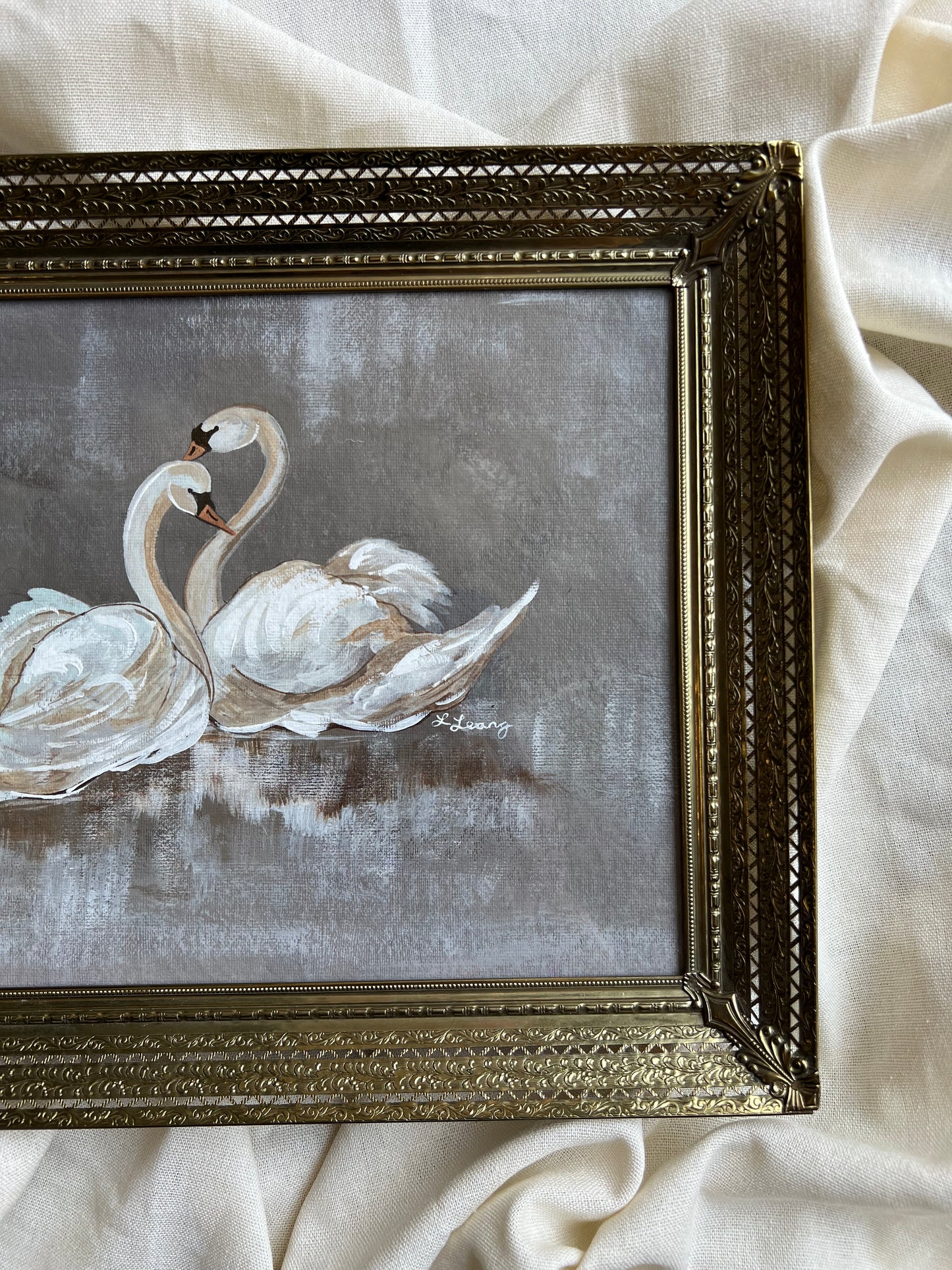 Dancing swans