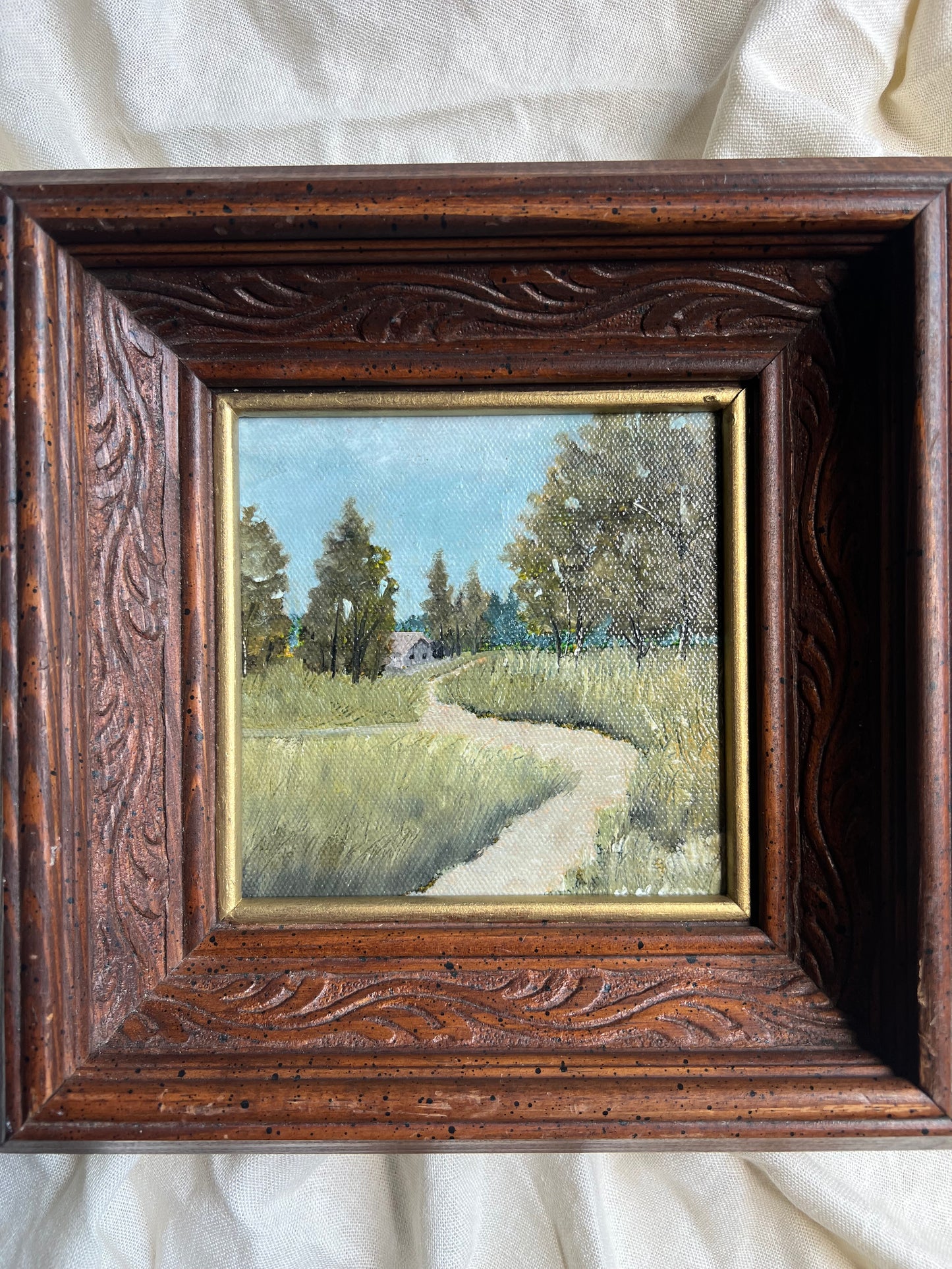 Golden fields and quiet roads
