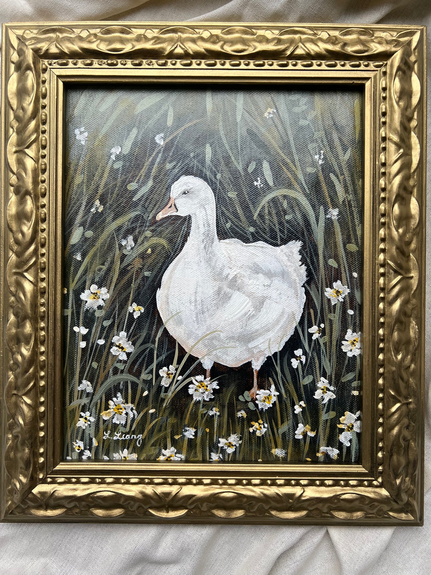 By the pond