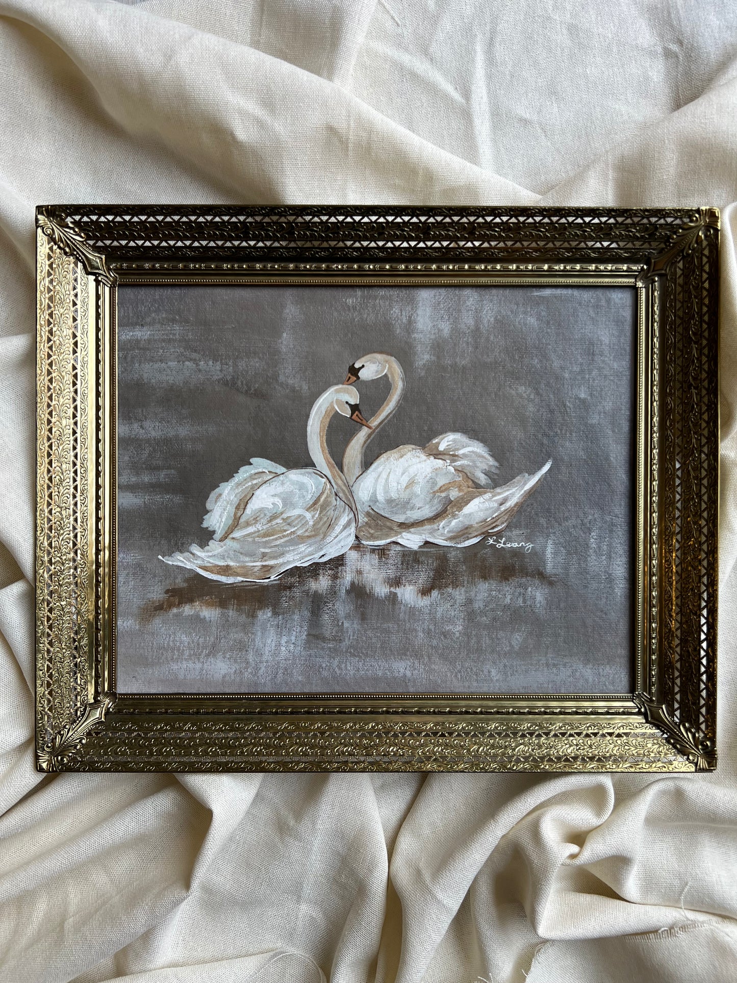 Dancing swans