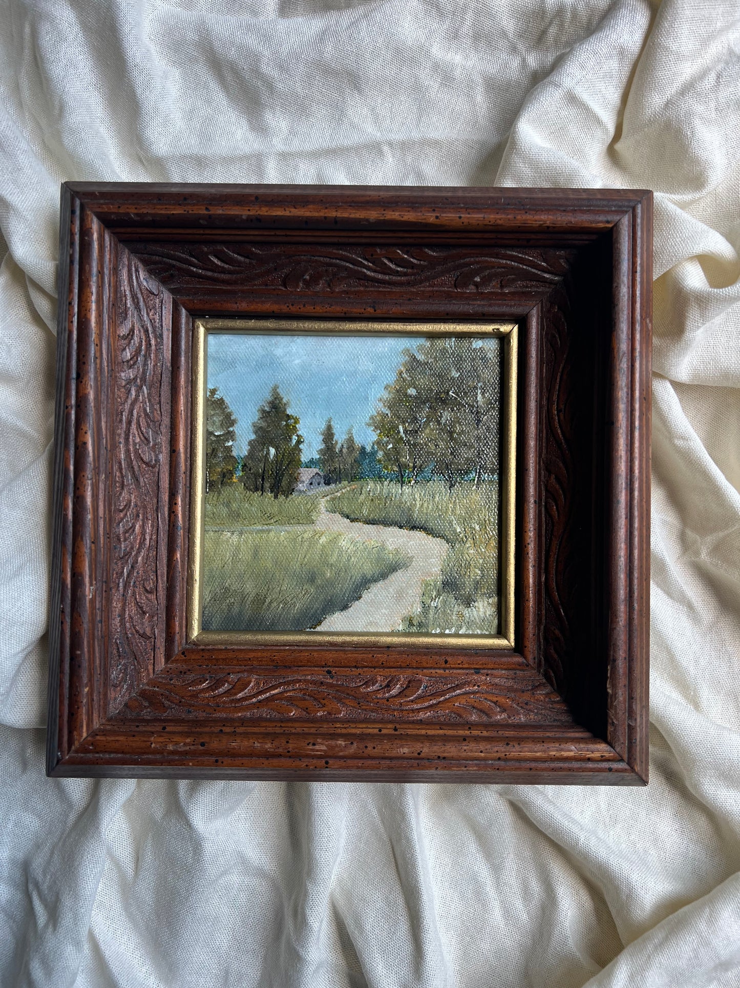 Golden fields and quiet roads