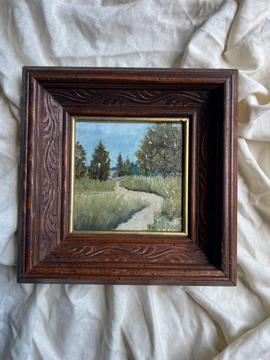 Golden fields and quiet roads